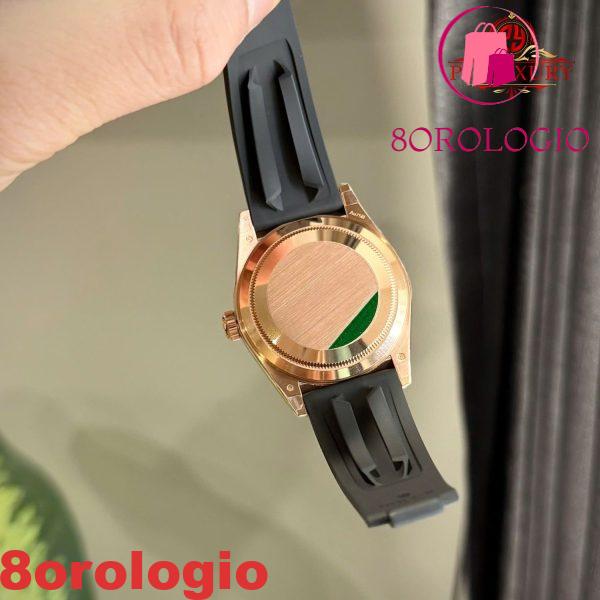 Rolex Sky-Dweller 326235 Oro Rosa Quadrante Grigio Ardesia Cinturino in Gomma Replica 42mm Orologio - immagine 7