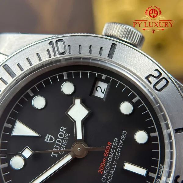 Tudor Black Bay Steel M79730-0006 Quadrante Nero Miglior Replica ZF 41mm Orologio - immagine 11