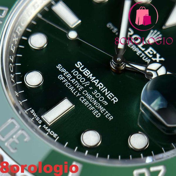 Rolex Submariner Hulk 116610LV Quadrante Verde Migliore Replica 40mm Orologio - immagine 10