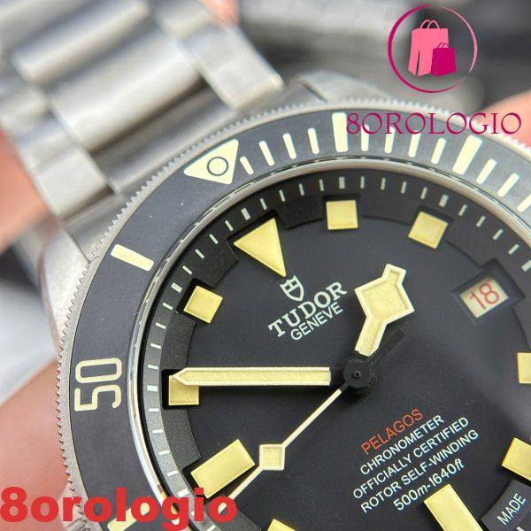 Tudor Pelagos LHD Titanium 25610tnl-0001 Quadrante Nero Migliore Replica VSF 42mm  Orologio - immagine 11