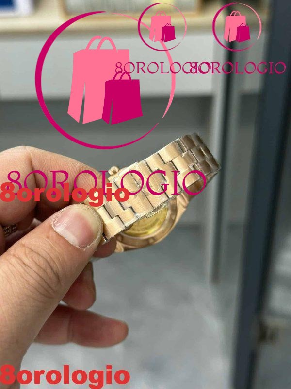 Vacheron Constantin Overseas 4600V/200R-B979 Orologio da Donna in Oro Rosa Quadrante Blu Replica Svizzera 35mm Orologio - immagine 7