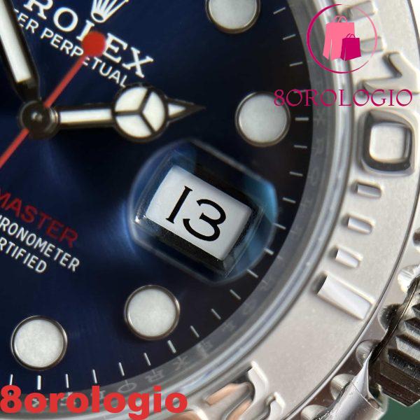 Replica Rolex Yacht-Master 126622-0002 Quadrante Blu Oyster Super Clone 40mm Orologio - immagine 11