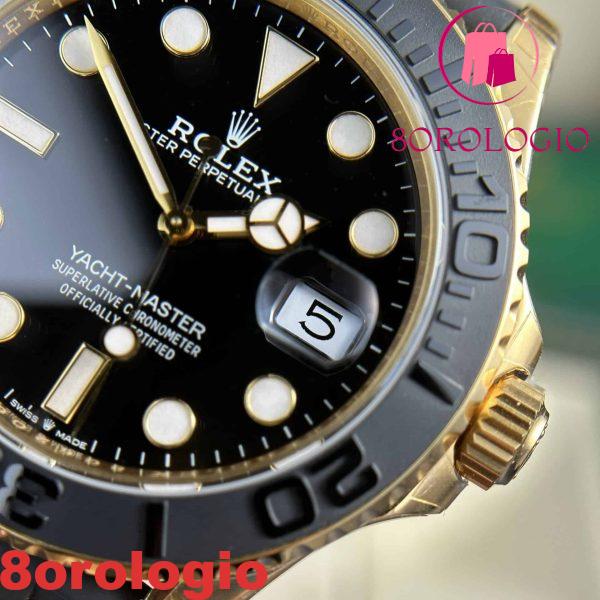 Replica di Alta Qualità Rolex Yacht-Master 226658 Oro Giallo Quadrante Nero 42mm Orologio - immagine 10