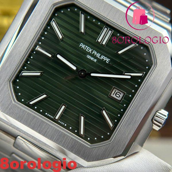 Patek Philippe Cubitus 5821/1A-001 Quadrante Verde Oliva 1:1 Replica 45mm Orologio - immagine 7