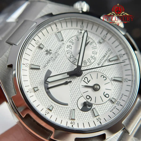 Vacheron Constantin Overseas Dual Time 47450/B01A-9226 Quadrante Argento Migliore Replica 42mm Orologio - immagine 6