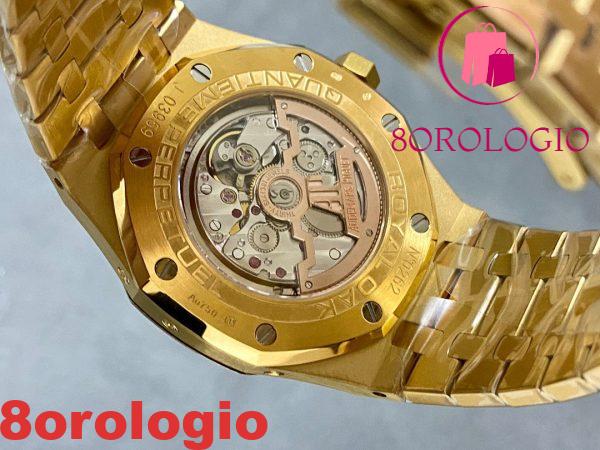 Audemars Piguet Royal Oak Perpetual Calendar 26574BA Oro Giallo Quadrante Blu Replica Migliore 41mm Orologio - immagine 9