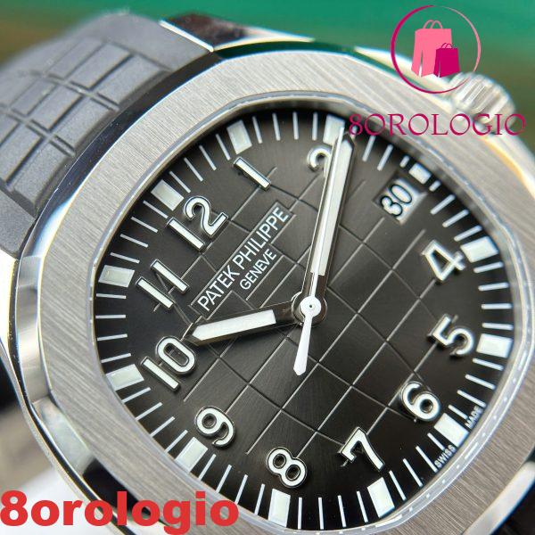 Patek Philippe Aquanaut 5167A-001 Quadrante Nero Modificato Opzioni Massime Super Clone Replica Migliore 40.8mm Orologio - immagine 13