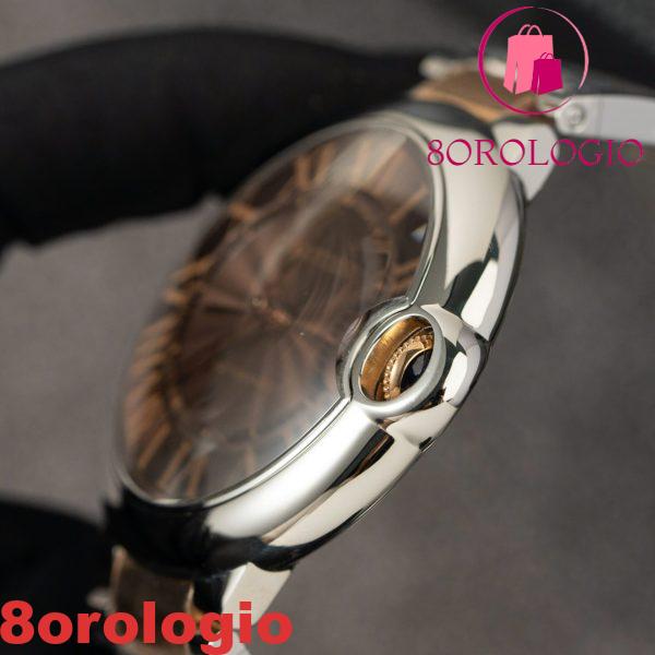 Cartier Ballon Bleu W6920032 Due Toni Quadrante Marrone Migliore Replica AF 42mm Orologio - immagine 9