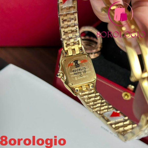 Cartier Panthère WGPN0047 Ladies Small Model Replica in Oro Giallo BVF 23mm X 30mm Orologio - immagine 9