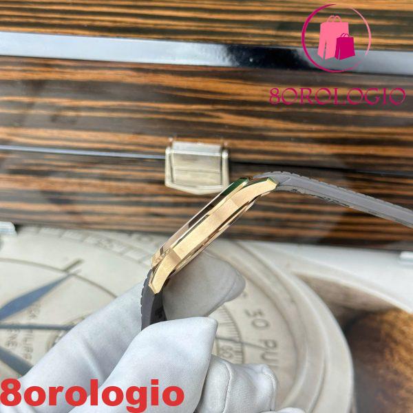 Patek Philippe Aquanaut 5167R-001 Oro Rosa Versione Modificata Quadrante Marrone + Lancette + Movimento Super Clone Migliore Replica 40.8mm Orologio - immagine 13