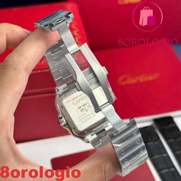 Cartier Santos WSSA0064 Quadrante Marrone Modello Grande Migliore Replica BVF 39.8mm Orologio - immagine 8