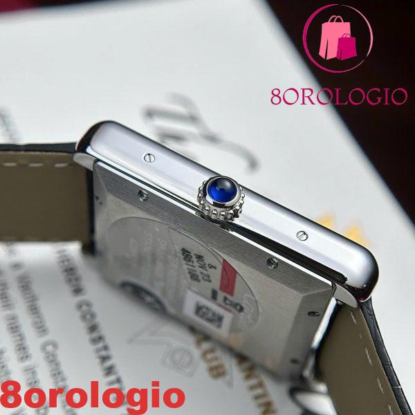Cartier Tank Solo Extra Large Quadrante Bianco Cinturino in Pelle Miglior Replica AF 31mm X 41mm Orologio - immagine 9
