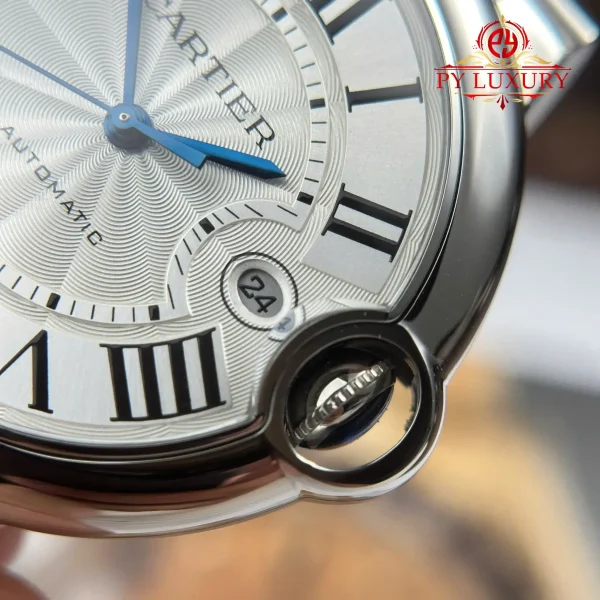 Cartier Ballon Bleu WSBB0040 Acciaio Quadrante Argento Migliore Replica AF 40mm Orologio - immagine 12
