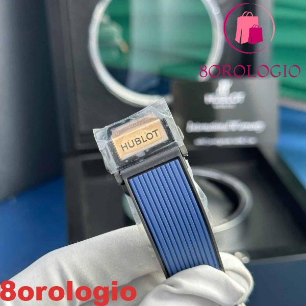 Hublot Big Bang Unico King Gold Quadrante Blu Migliore Replica BBF 42mm Orologio - immagine 8