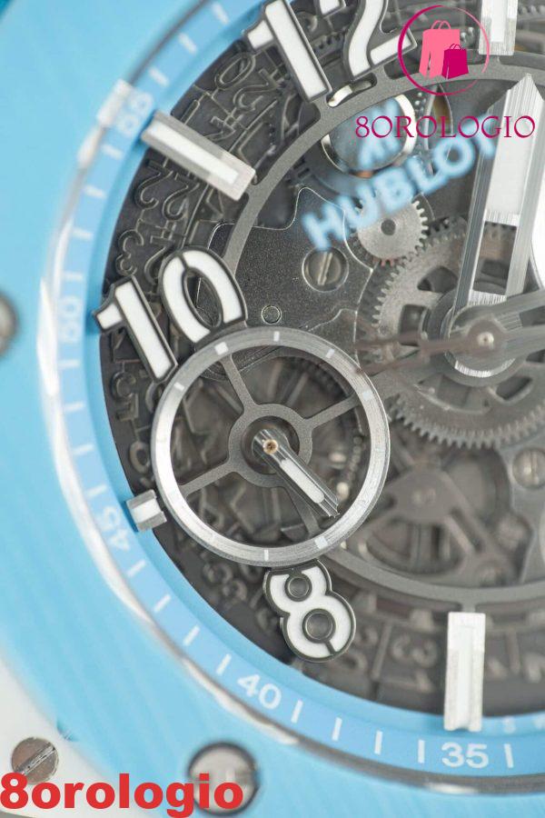 Hublot Big Bang Unico Sky Blue Ceramic Migliore Replica BBF 42mm Orologio - immagine 11