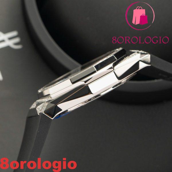 Hublot Classic Fusion Orlinski Titanium Black Alternative Pavé Custom Moissanite Replica 1:1 40mm Orologio - immagine 10