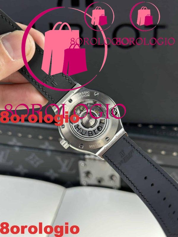 Hublot Classic Fusion Titanium Quadrante Grigio Replica Super Clone JJF 38mm Orologio - immagine 8