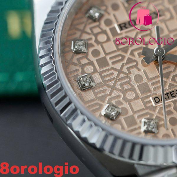 Rolex Datejust 116234-0023 Quadrante Computer Sundust Jubilee Replica 1:1 Clean Factory 36mm Orologio - immagine 10