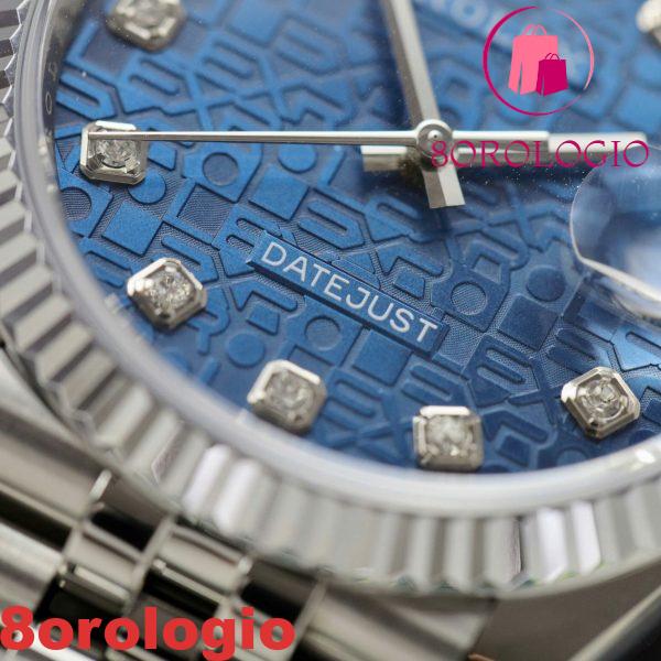 Replica Rolex Datejust 116234-0123 Quadrante Blu Computer Jubilee 1:1 Clean Factory 36mm Orologio - immagine 10