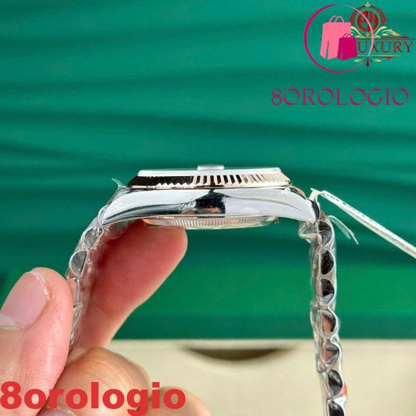 Rolex Datejust 126231-0019 Bicolore Quadrante Nero con Diamanti Oro 10K Rivestito Jubilee Miglior Replica GMF 36mm Orologio - immagine 12