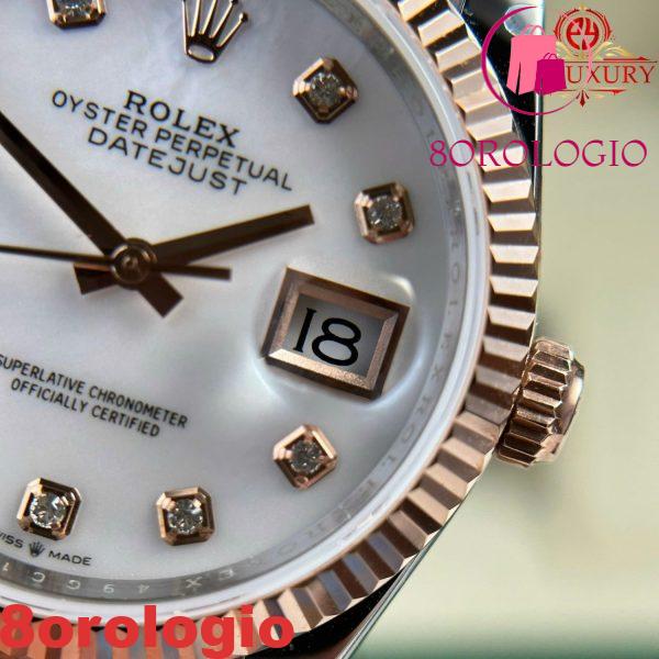 Replica Rolex Datejust 126231-0021 Bicolore Quadrante MOP Oro 10K Migliore Replica 36mm Orologio - immagine 12