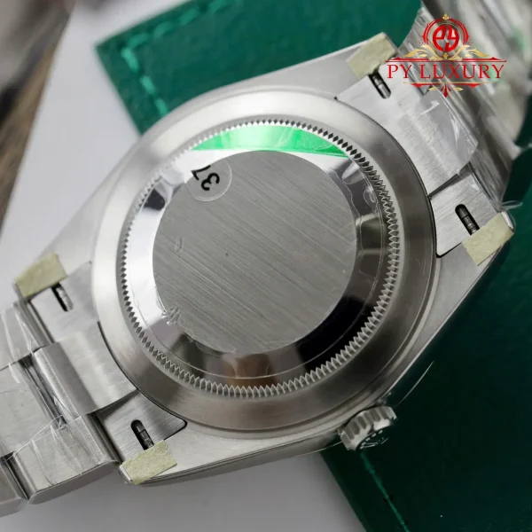 Rolex Datejust 126300 Quadrante Blu Lunetta Liscia Bracciale Oyster 1:1 Migliore Replica VSF 41mm Orologio - immagine 8