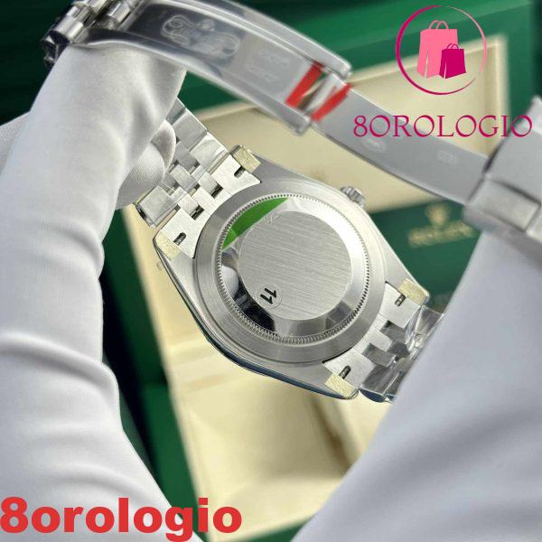 Replica di Alta Qualità Rolex Datejust 126334 Quadrante Motivo Zigrinato Verde Menta Jubilee VSF 41mm Orologio - immagine 9