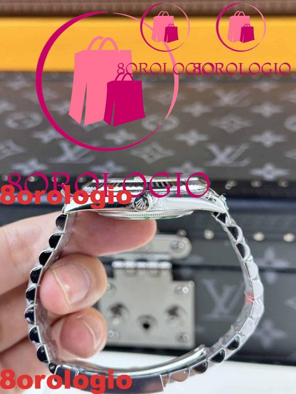 Replica di alta qualità Rolex Datejust 126334 Quadrante Argento Indici Luminosi Bracciale Jubilee VSF 41mm Orologio - immagine 11