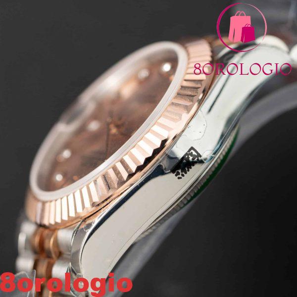 Replica migliore Rolex Datejust 278271 Bicolore Oro 10K Rivestito Quadrante Rosa con Diamanti Jubilee 31mm Orologio - immagine 11