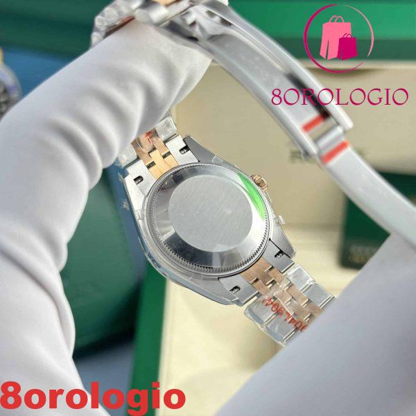 Replica Rolex Datejust 278271-0006 Bicolore Oro Rosa Quadrante Colore Rosé Jubilee 31mm Orologio - immagine 9