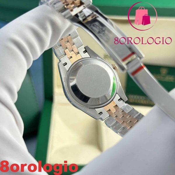 Replica Rolex Datejust 278381RBR-0020 Bicolore Quadrante Viola Romani Ghiera Diamanti Jubilee 31mm Orologio - immagine 9