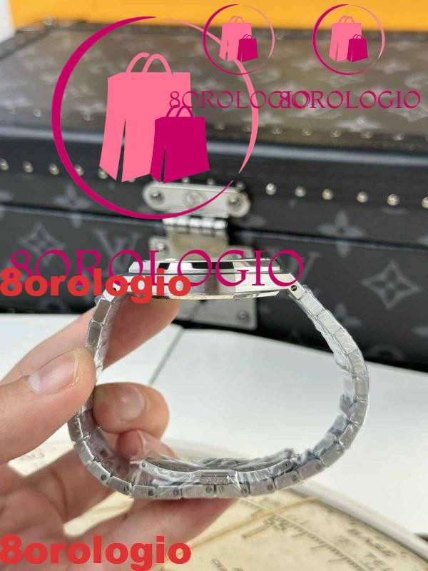Audemars Piguet Royal Oak 15400ST Quadrante Grigio Migliore Replica APS Factory 41mm Orologio - immagine 9