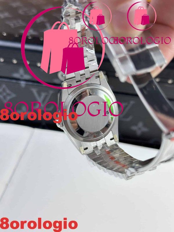 Replica di Alta Qualità Rolex Datejust Quadrante Nero Indici Luminosi 36mm Orologio - immagine 9