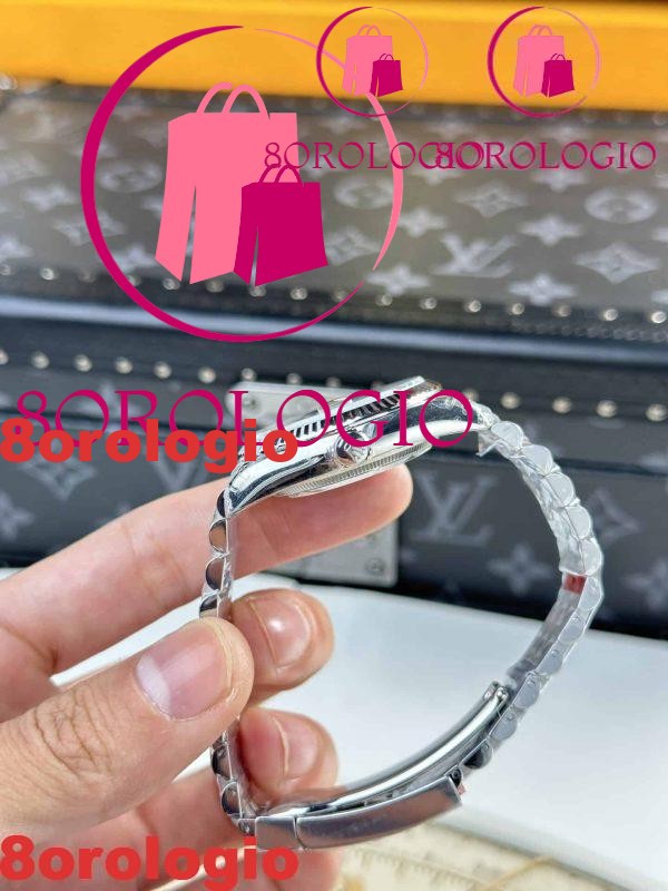 Rolex Datejust Quadrante Blu con Motivo Diamanti Jubilee Alta Qualità Replica 36mm Orologio - immagine 11