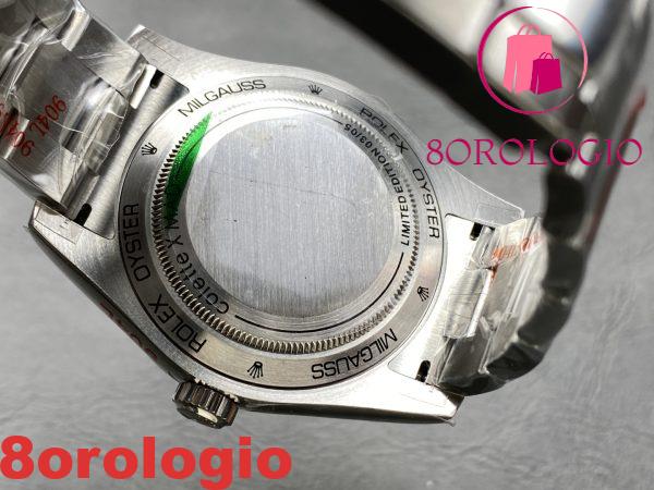 Rolex Datejust Who Cares I'm Already Late Quadrante Personalizzato Font Blu Replica 1:1 41mm Orologio - immagine 8