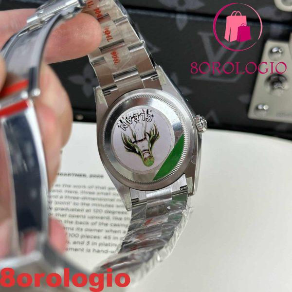 Rolex Oyster Perpetual 126000 Quadrante Blu Miglior Replica Clean Factory 36mm Orologio - immagine 9