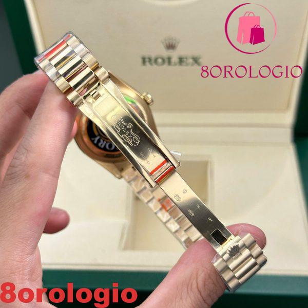 Rolex Day-Date 128238-0132 Quadrante Champagne con Diamanti Oro Giallo 158g Migliore Replica 1:1 QF 36mm Orologio - immagine 8
