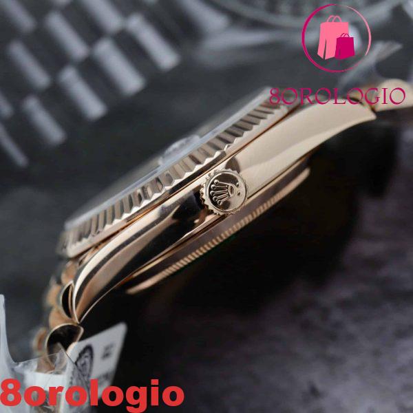 Rolex Day-Date 228235 Eisenkiesel Dial Replica GMF V3 Super Clone 40mm placcato oro giallo 18K 176g Orologio - immagine 11