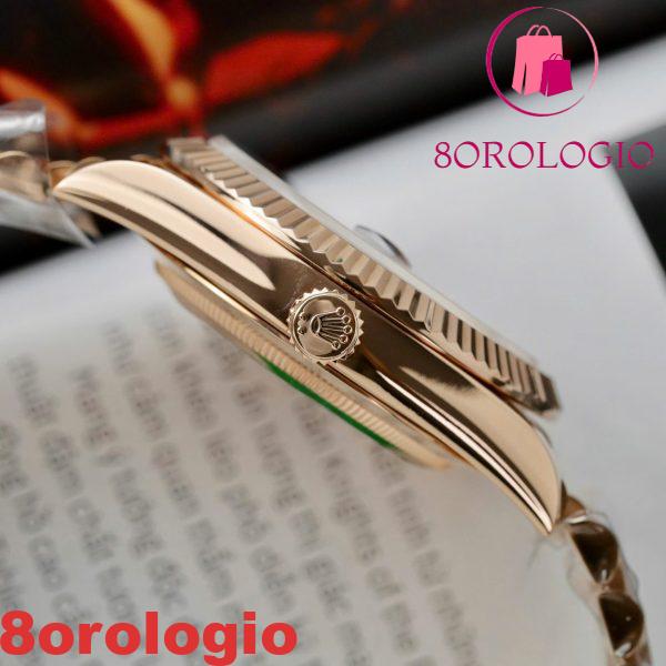 Rolex Day-Date 228235-0032 Quadrante Bianco con Indici Romani 18K Oro Rosa Rivestito Miglior Replica V3 GMF 40mm Orologio - immagine 9