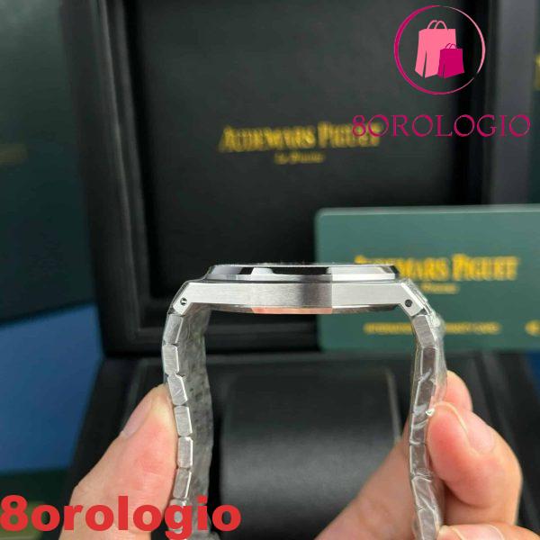 Audemars Piguet Royal Oak 15410BC Oro Frosted Quadrante Blu Migliore Replica APSF 41mm Orologio - immagine 11