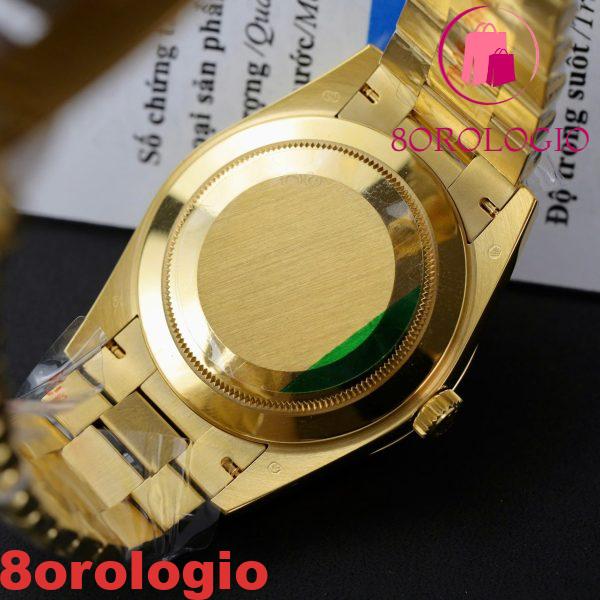 Replica 1:1 GMF V3 Rolex Day-Date 228348RBR Quadrante Verde Pastello 18k Oro Placcato con Ghiera in Moissanite 40mm Orologio - immagine 8