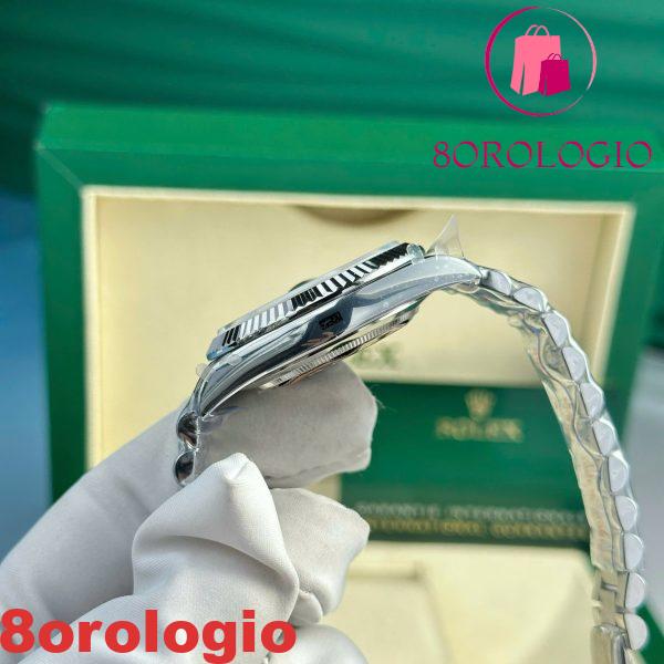 Rolex Day-Date 40 Quadrante Nero MOP Q Factory 185g Miglior Replica 40mm Orologio - immagine 10
