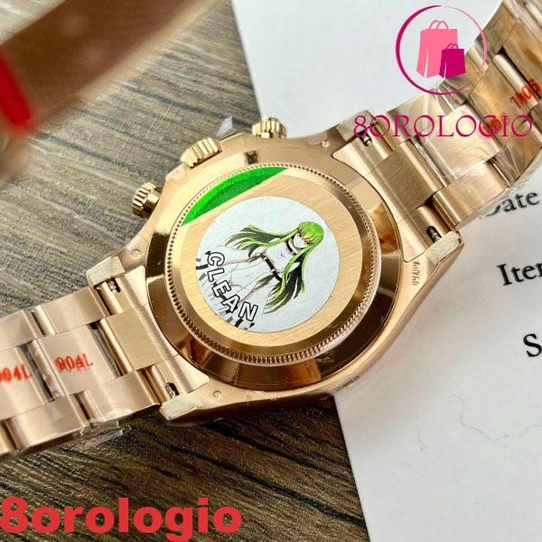 Replica Rolex Daytona 116505-0017 “Sundust Dial” con indici in diamanti taglio baguette Clean Factory 40mm Orologio - immagine 9