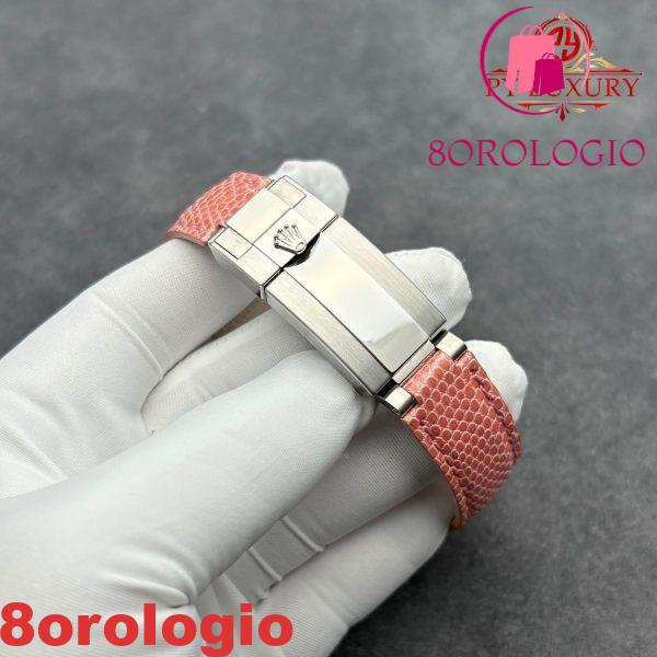 Rolex Daytona 116519 Quadrante Pink Beach MOP Cinturino in Pelle di Coccodrillo Replica Migliore 1:1 40mm Orologio - immagine 8