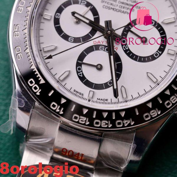 Rolex Daytona 126500LN-0001 Quadrante Panda Bianco Movimento 4131 Replica Q Factory 40mm Top Quality Orologio - immagine 11