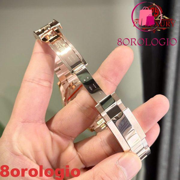 Rolex Daytona 126505-0002 Quadrante Nero e Sundust con Diamanti Bracciale Oyster Placcato Oro 18K Replica Super Clone 1:1 40mm Orologio - immagine 8
