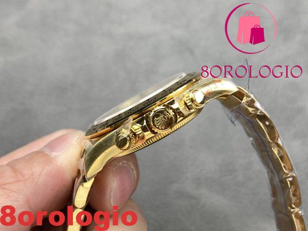 Replica di alta qualità Rolex Daytona 126508-0001 Oro Giallo Quadrante Bianco 180g QF 40mm Orologio - immagine 9
