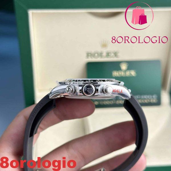 Rolex Daytona 126519LN-0002 Quadrante Luminoso Nero Brillante & Acciaio 142g Super Replica 40mm Orologio - immagine 11