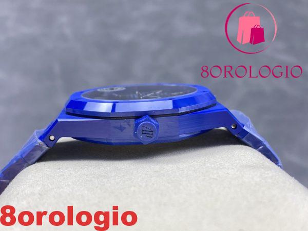 Replica Migliore 1:1 Audemars Piguet Royal Oak 15500 Quadrante Blu Ceramica Blu 41mm Orologio - immagine 11