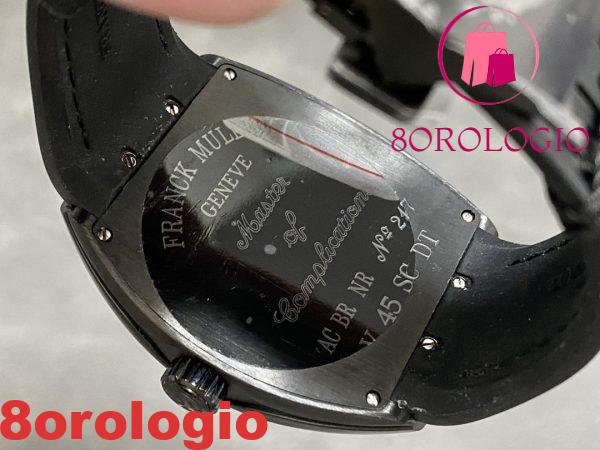Franck Muller Vanguard V45 Ceramic Quadrante Nero Miglior Replica ABF 45mm Orologio - immagine 8